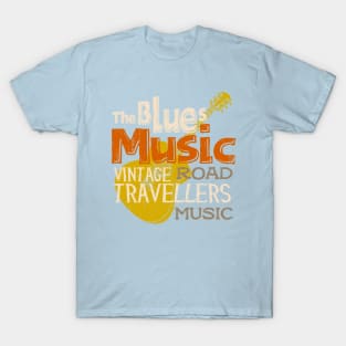 The Blues Music Vintage classic mississippi road music T-Shirt